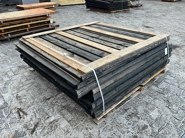 Schutting 180x180 cm (11x) - afbeelding 1 van  3