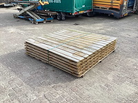 Schutting houten tuinomheining (5x) - afbeelding 2 van  5