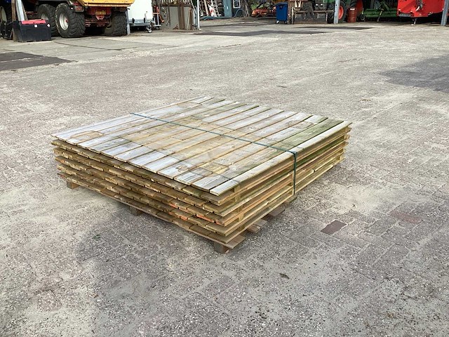 Schutting houten tuinomheining (5x) - afbeelding 5 van  5