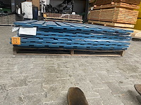 Schuttingpanelen blauw geïmpregneerd en gecoat, 1800x1800mm (7x) - afbeelding 3 van  3