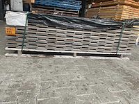 Schuttingpanelen grijs geïmpregneerd en gecoat, 1800x1800mm (9x) - afbeelding 3 van  4