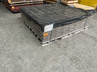 Schuttingpanelen grijs geïmpregneerd en gecoat, 1800x1800mm (9x) - afbeelding 1 van  4