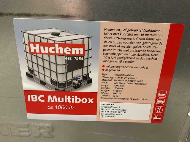 Schütz ibc multibox vloeistofcontainer - afbeelding 4 van  4