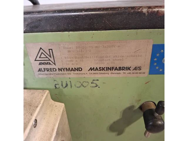 Schuurbankmachine, anma, bv-20-75-ms3x380v-m - afbeelding 11 van  13