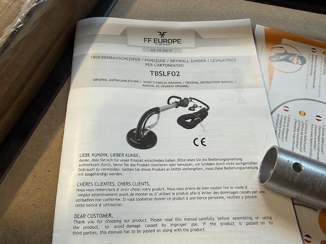 Schuurmachine 710w met accessoires timbertech, tbslf02 - afbeelding 2 van  4