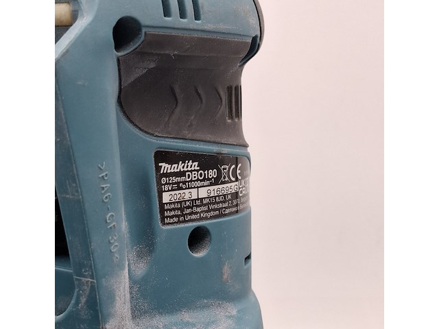 Schuurmachine, makita, dbo180, 2022 - afbeelding 6 van  9