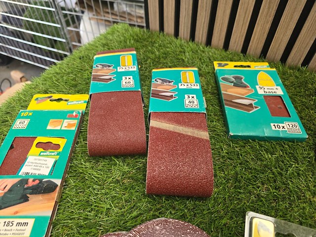 Schuurmiddelen en meer wolfkraft, partij - afbeelding 9 van  11
