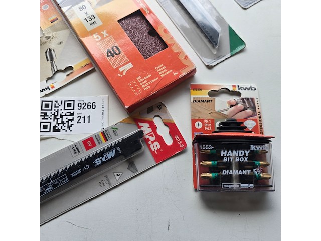 Schuurpapier en bits kwb, diverse - afbeelding 2 van  8