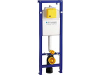 Schwab duplo 380 toilet inbouwframe met drukplaat - afbeelding 1 van  4