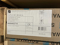 Schwab duplo 380 urinoir inbouwframe met drukplaat - afbeelding 3 van  3