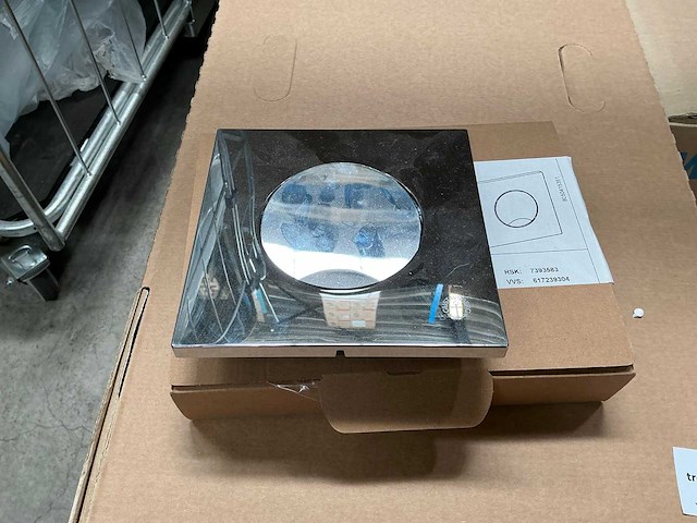 Schwab duplo 380 urinoir inbouwframe met drukplaat - afbeelding 3 van  3