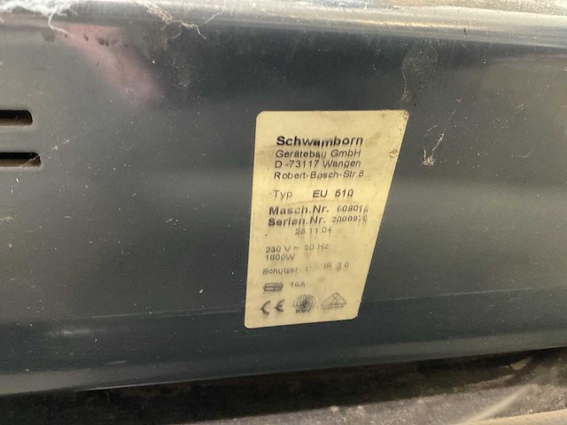 Schwamborn eu 510 vloerreiniger polijstmachine - afbeelding 6 van  7
