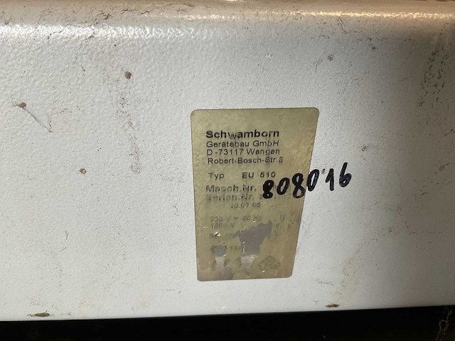 Schwamborn eu 510 vloerreiniger polijstmachine - afbeelding 6 van  7