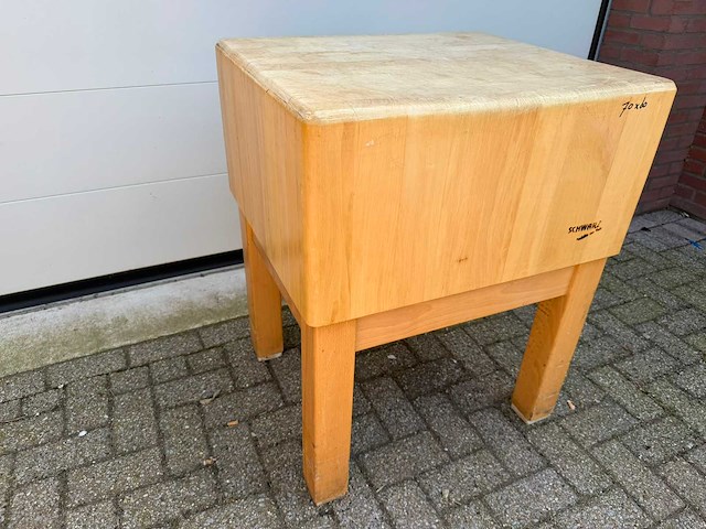 Schwar - 70x60 - hakblok - afbeelding 2 van  2