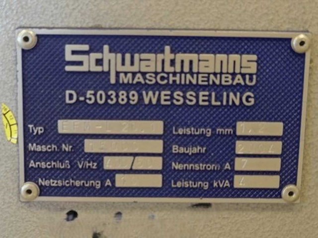Schwartmanns - 2004 - efm-l 25.1 - efm-snijtafel met knabbelschaar - afbeelding 3 van  3