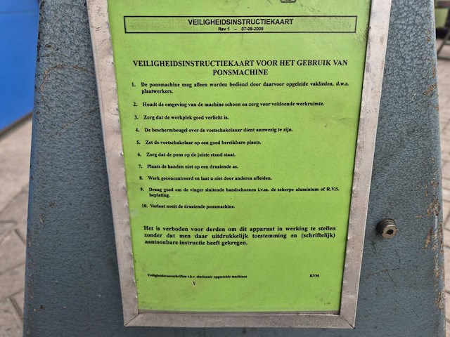 Schwartmanns - rln - elektrische rijenponsmachine - afbeelding 11 van  15