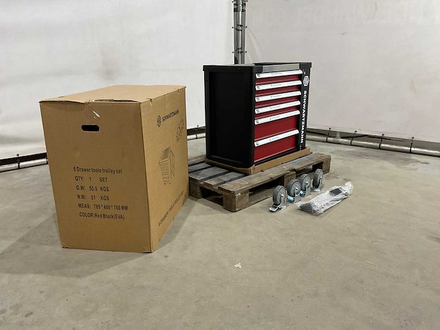 Schwartzmann - gereedschapswagen gevuld - afbeelding 12 van  12