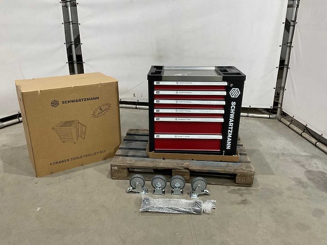 Schwartzmann - gereedschapswagen gevuld - afbeelding 4 van  12