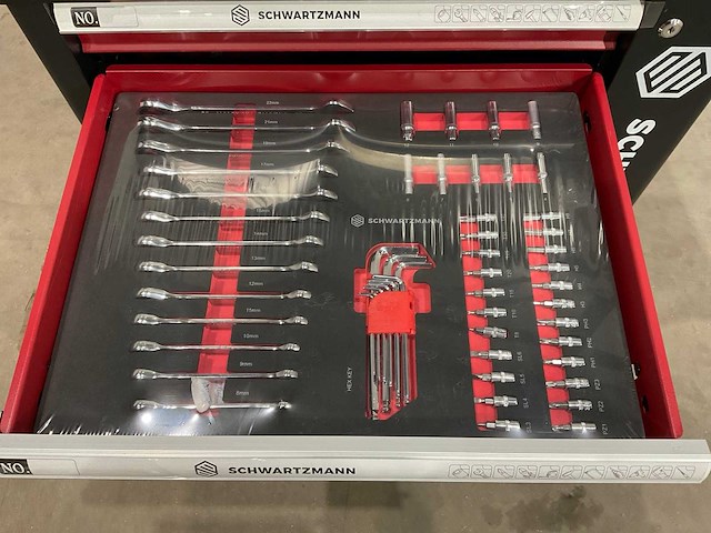 Schwartzmann - gereedschapswagen gevuld - afbeelding 6 van  12