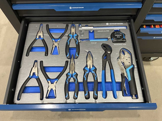 Schwartzmann - professionele gereedschapswagen met gereedschap - afbeelding 3 van  18