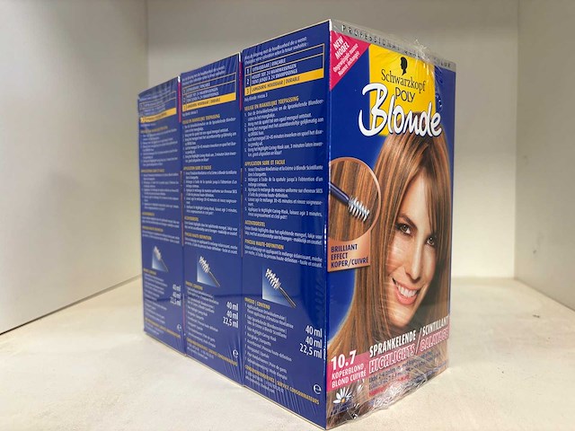 Schwarzkopf poly blonde - haarverf (300x) - afbeelding 2 van  3