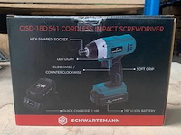 Schwarzmann accuboormachine 18v - 80nm incl. koffer - afbeelding 2 van  5