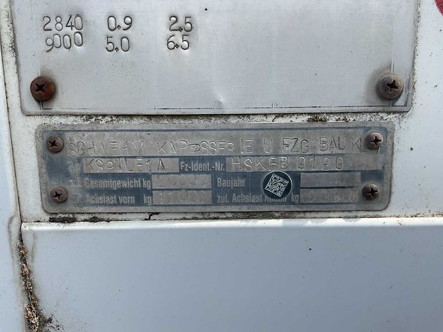 Schwehm ks9tlf1a oplegger - afbeelding 1 van  9