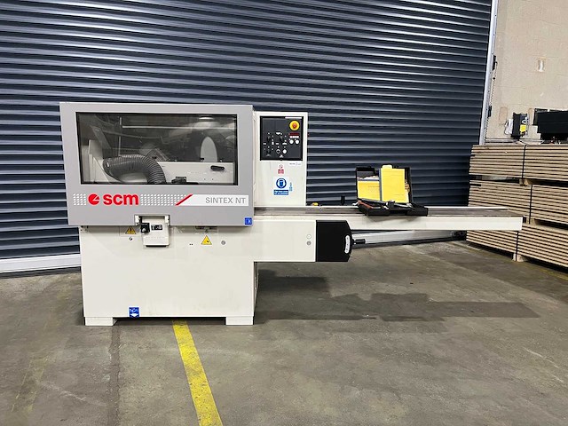 Scm - sintex nt - vierzijdige profileer- en schaafmachine - 2008 - afbeelding 3 van  10