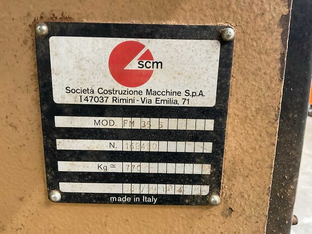 Scm fm 35 s rijenboormachine - afbeelding 8 van  8