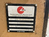 Scm fm 35 s rijenboormachine - afbeelding 8 van  8