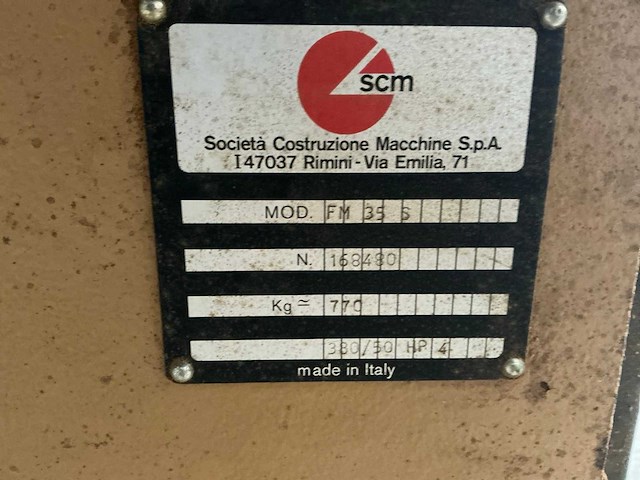 Scm fm35b meerspillige boormachine - afbeelding 2 van  10