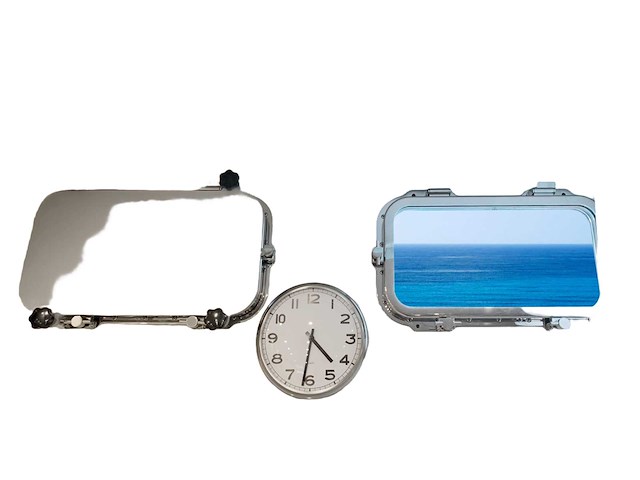 Scm livorno premium porthole with flood cover 400 x 400 mm stainless steel - afbeelding 1 van  12