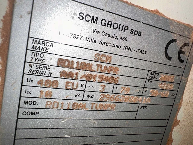 Scm record - 2006 - 110 al tvn prisma - verticale cnc -bewerkingscentra - afbeelding 27 van  30