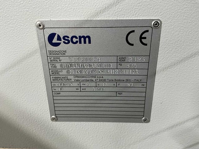 Scm sergiani - 2025 - gsl-a/ca 30/13 - cnc-lijmmachine - afbeelding 48 van  58