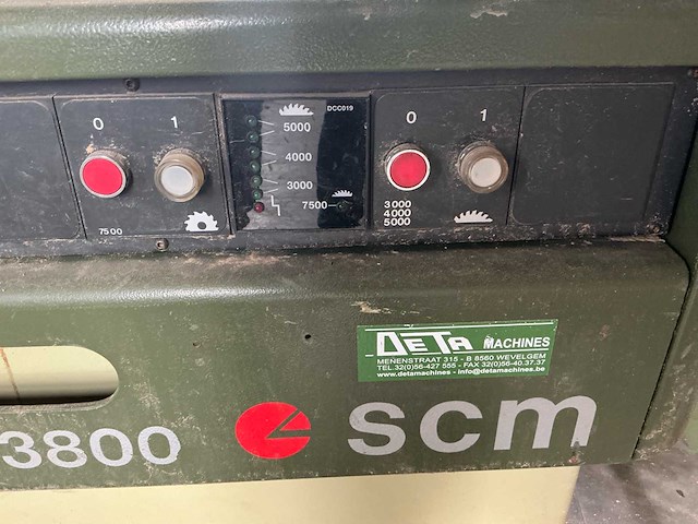 Scm si 3800 tafelcirkelzaagmachine - afbeelding 7 van  17