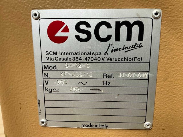 Scm sl12b zaagtafel - afbeelding 3 van  11