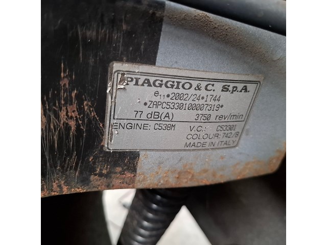 Scooter, vespa, snorscooter, sprint 4t, 2015 - afbeelding 24 van  34