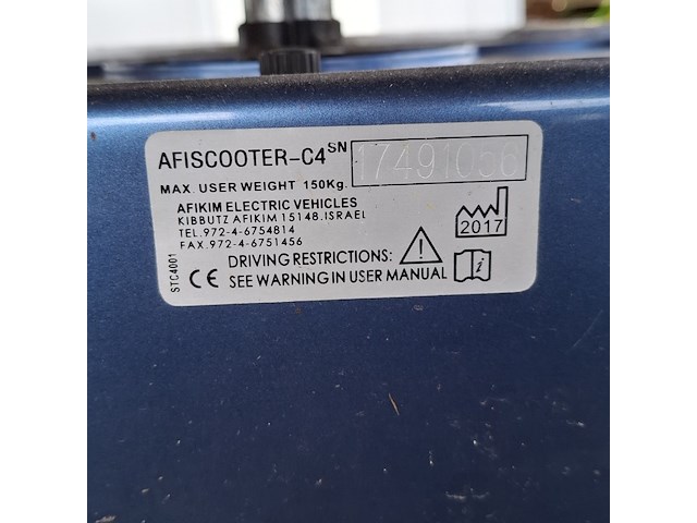 Scootmobiel afikim breeze - afbeelding 3 van  12