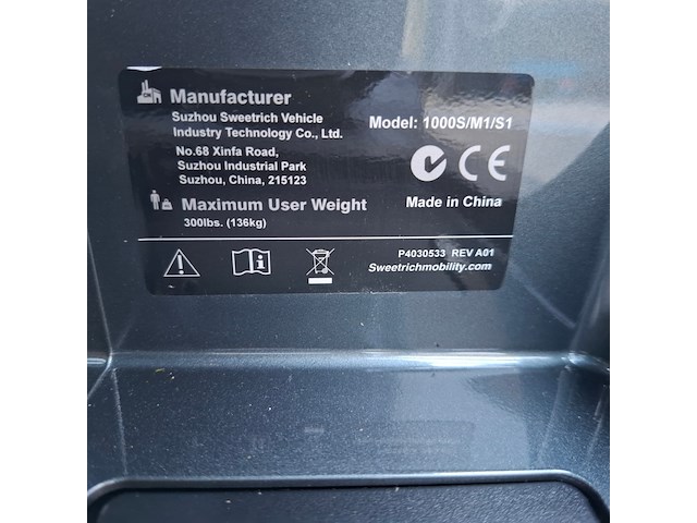 Scootmobiel sweetrich, max plus - afbeelding 5 van  15