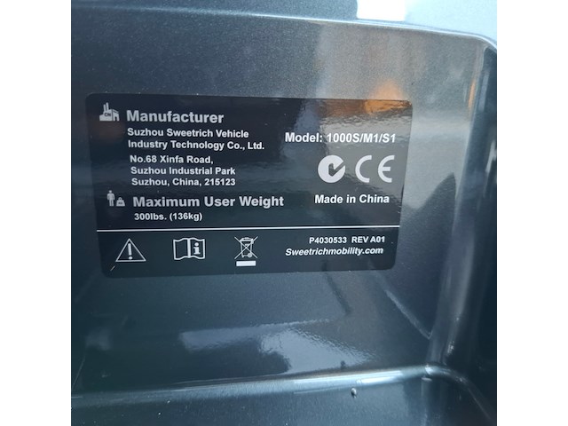 Scootmobiel sweetrich, max plus - afbeelding 5 van  14