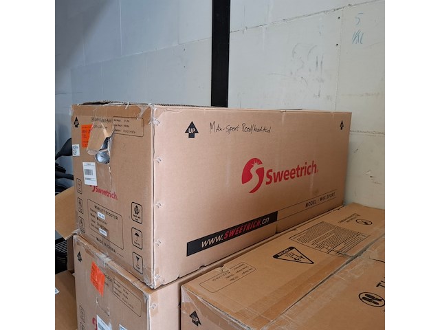 Scootmobiel, sweetrich, max sport, rood - afbeelding 3 van  13
