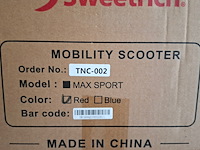 Scootmobiel, sweetrich, max sport, rood - afbeelding 4 van  13