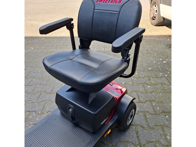 Scootmobiel, sweetrich, max sport, rood - afbeelding 12 van  13