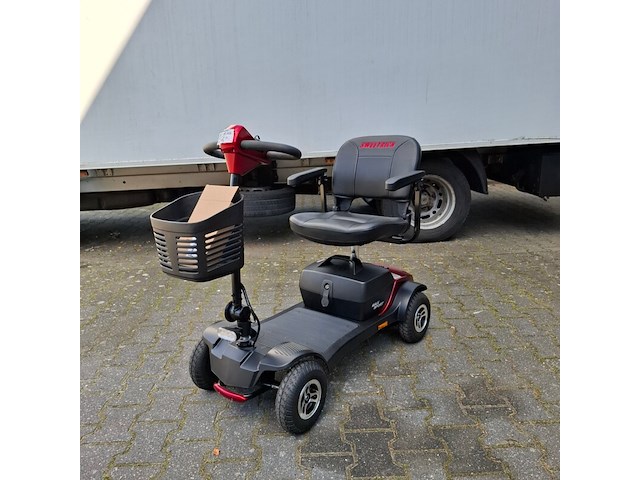 Scootmobiel, sweetrich, max sport, rood - afbeelding 1 van  11