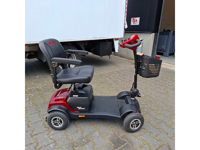 Scootmobiel, sweetrich, max sport, rood - afbeelding 7 van  11