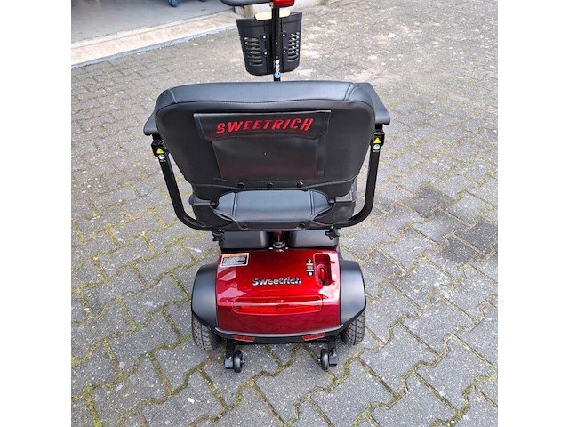 Scootmobiel, sweetrich, max sport, rood - afbeelding 8 van  11