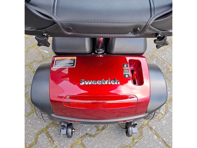 Scootmobiel, sweetrich, max sport, rood - afbeelding 9 van  11