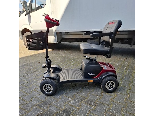 Scootmobiel, sweetrich, max sport, rood - afbeelding 4 van  11