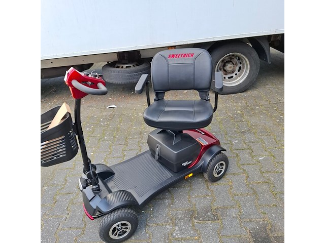 Scootmobiel, sweetrich, max sport, rood - afbeelding 10 van  11