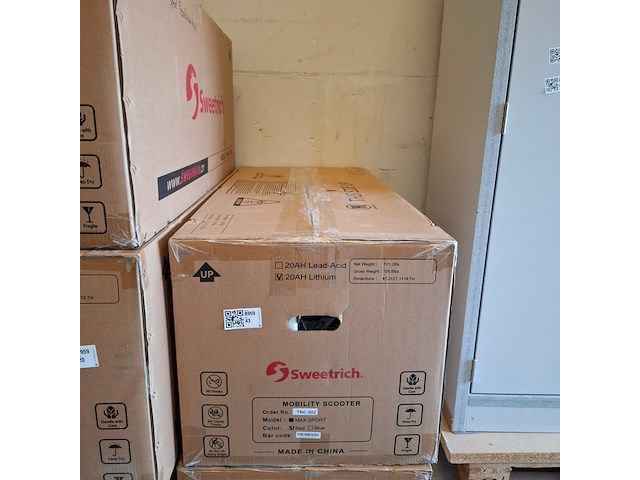 Scootmobiel, sweetrich, max sport, rood - afbeelding 2 van  11